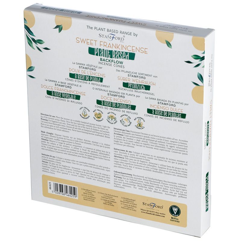 Cônes d'Encens Refluant Oliban Doux - Fumée Cascade 12 pcs – photo 3