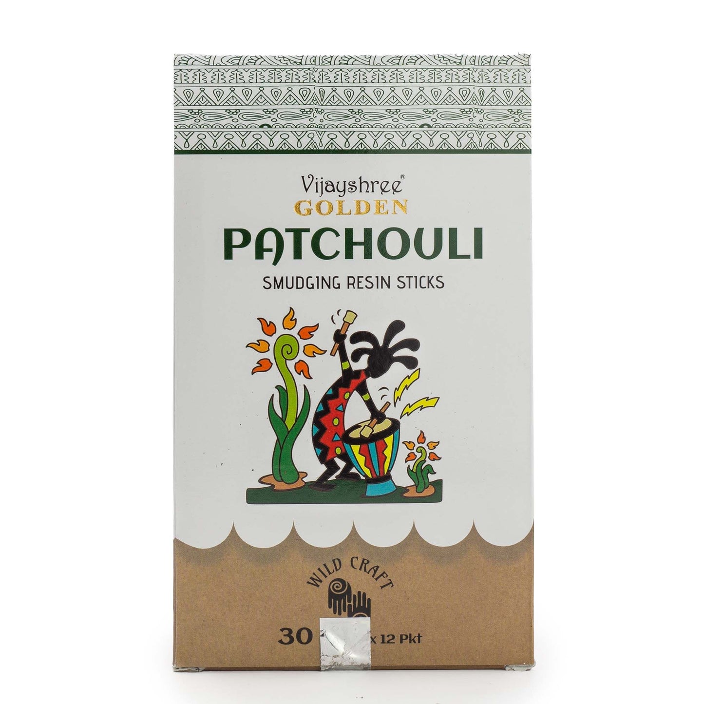 30g Golden Patchouli Smudging Resin Sticks (6s)