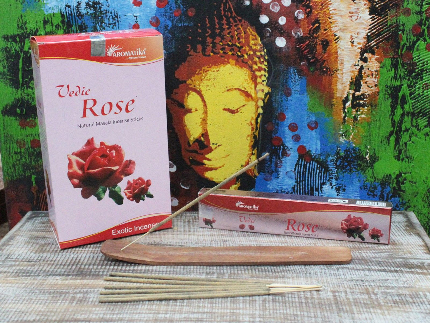 Encens Rose Aromatika - Amour & Paix Vedic