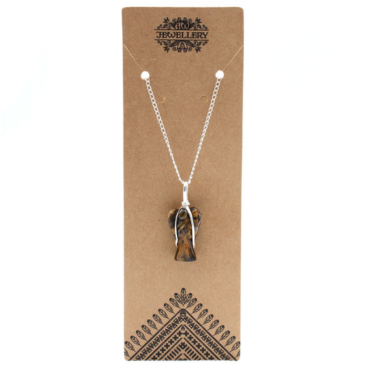 Pendentif Ange Gardien - Œil de Tigre - photo 2