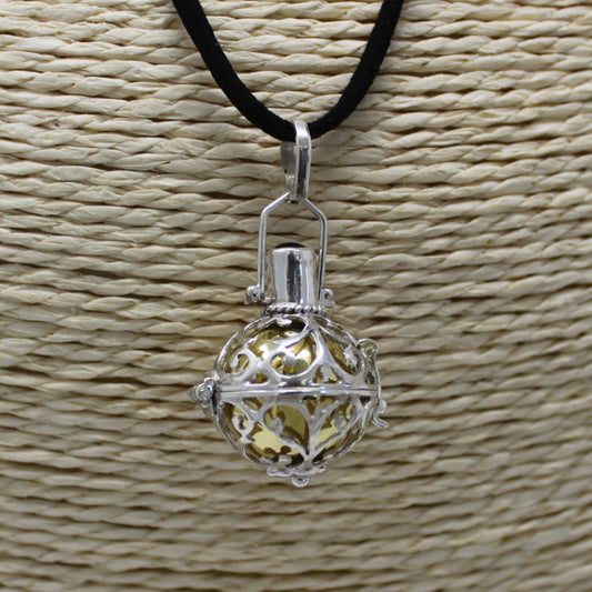 Clochette Ange Argent 925 Bali - Bijou Spirituel 18mm – photo 2