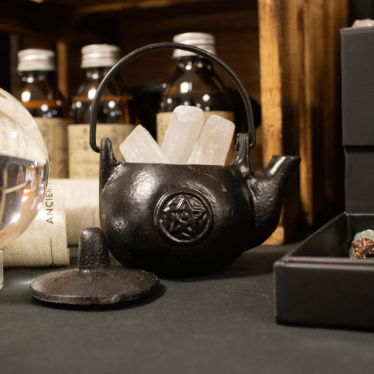 Pot Rituel en Fonte — Pentagramme — Petit Modèle - photo 2