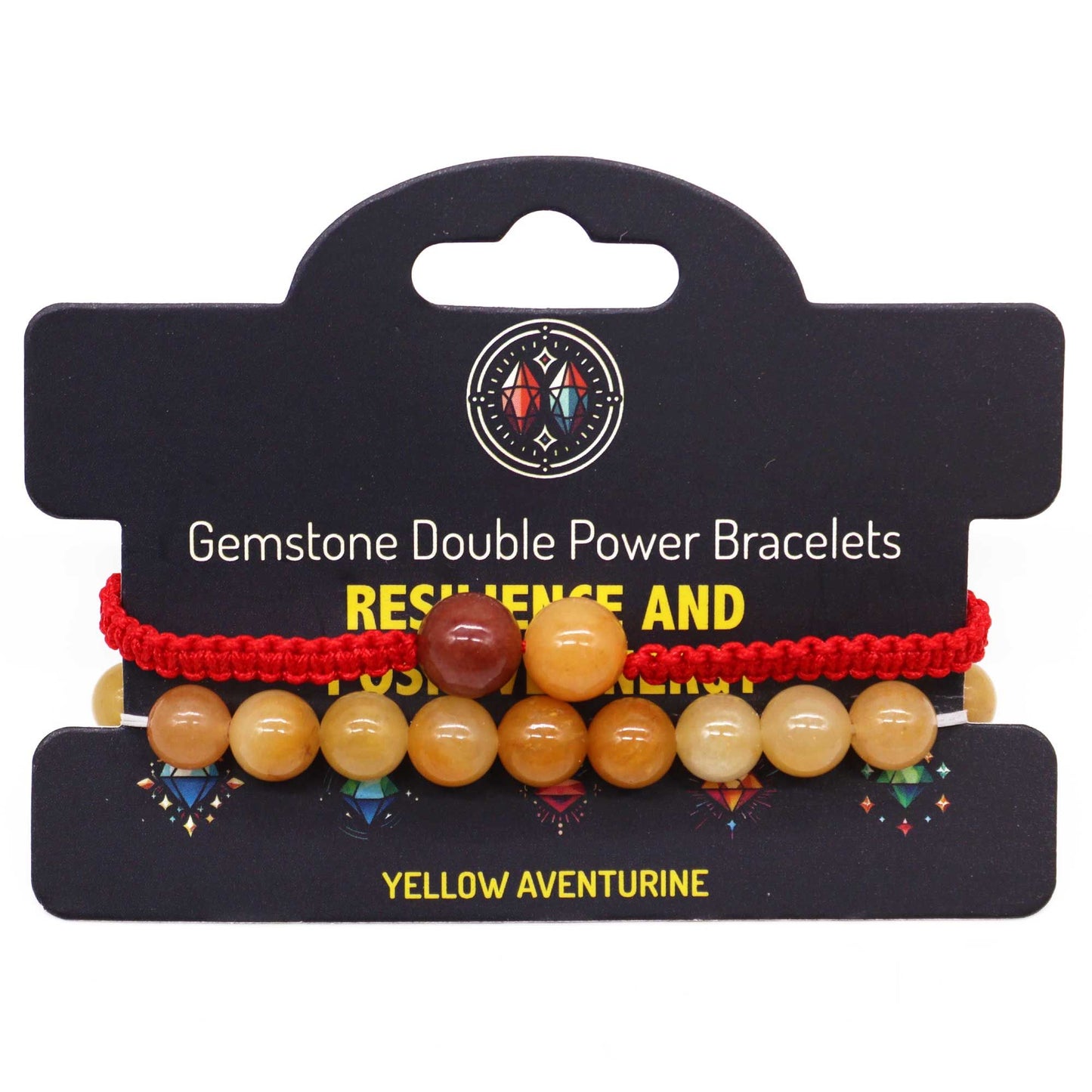 Bracelet double énergie - Aventurine Jaune