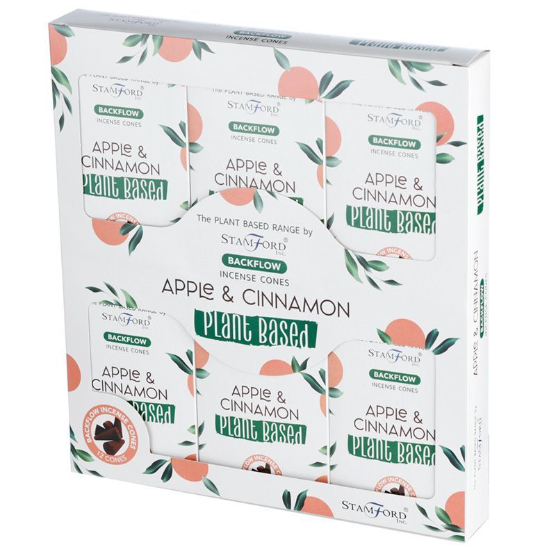 Cônes d'Encens Refoulant Pomme Cannelle - 12 Pcs Vegan – photo 2