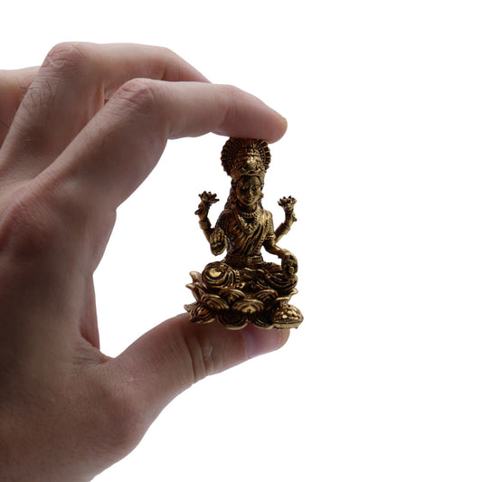 Statuette Lakshmi en Laiton — Miniature - photo 2