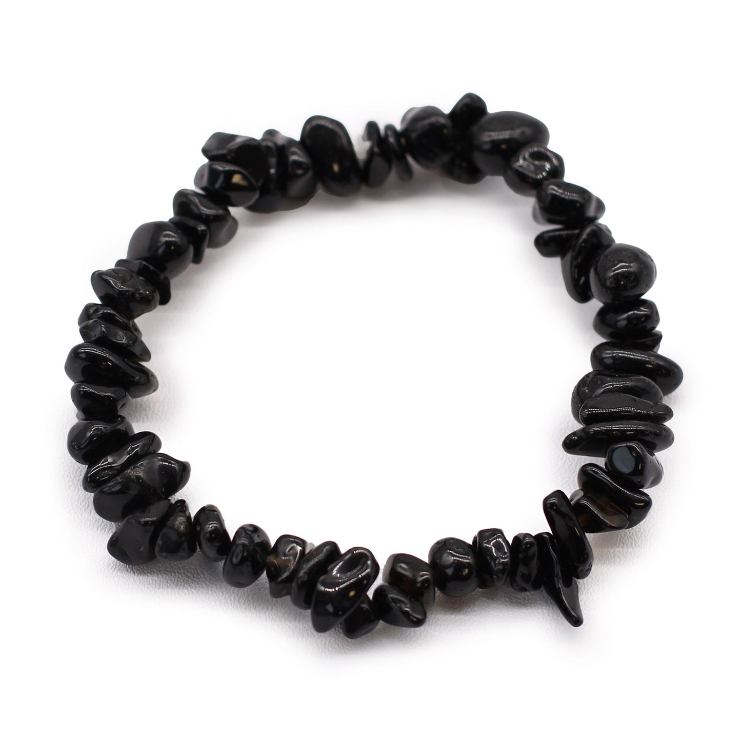 Bracelet en chips de Agate Noire