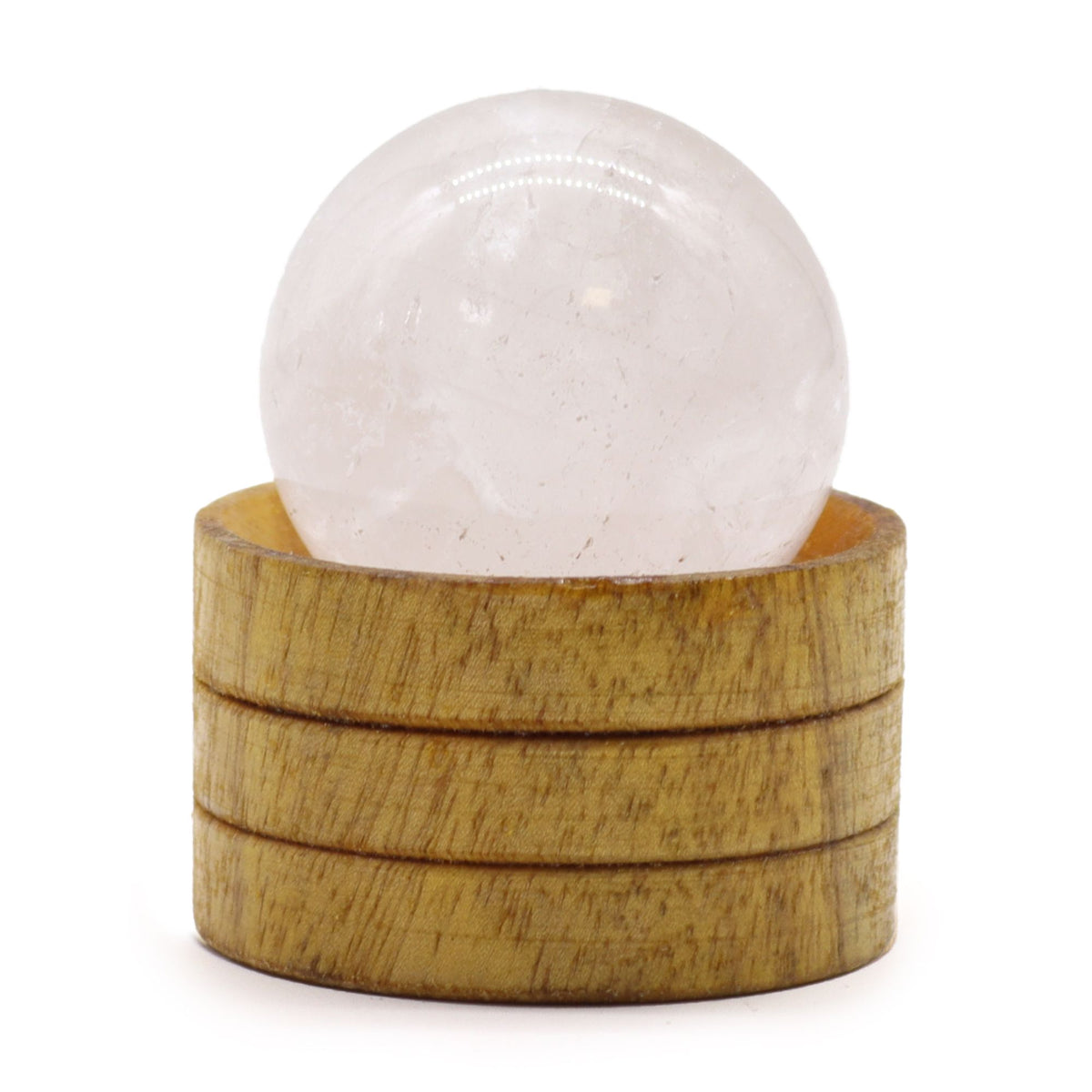 Sphère en Cristal de Roche 40 mm avec Socle