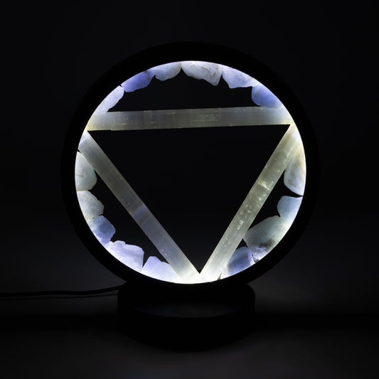 Lampe Halo Aigue-Marine & Sélénite — Eau - photo 4