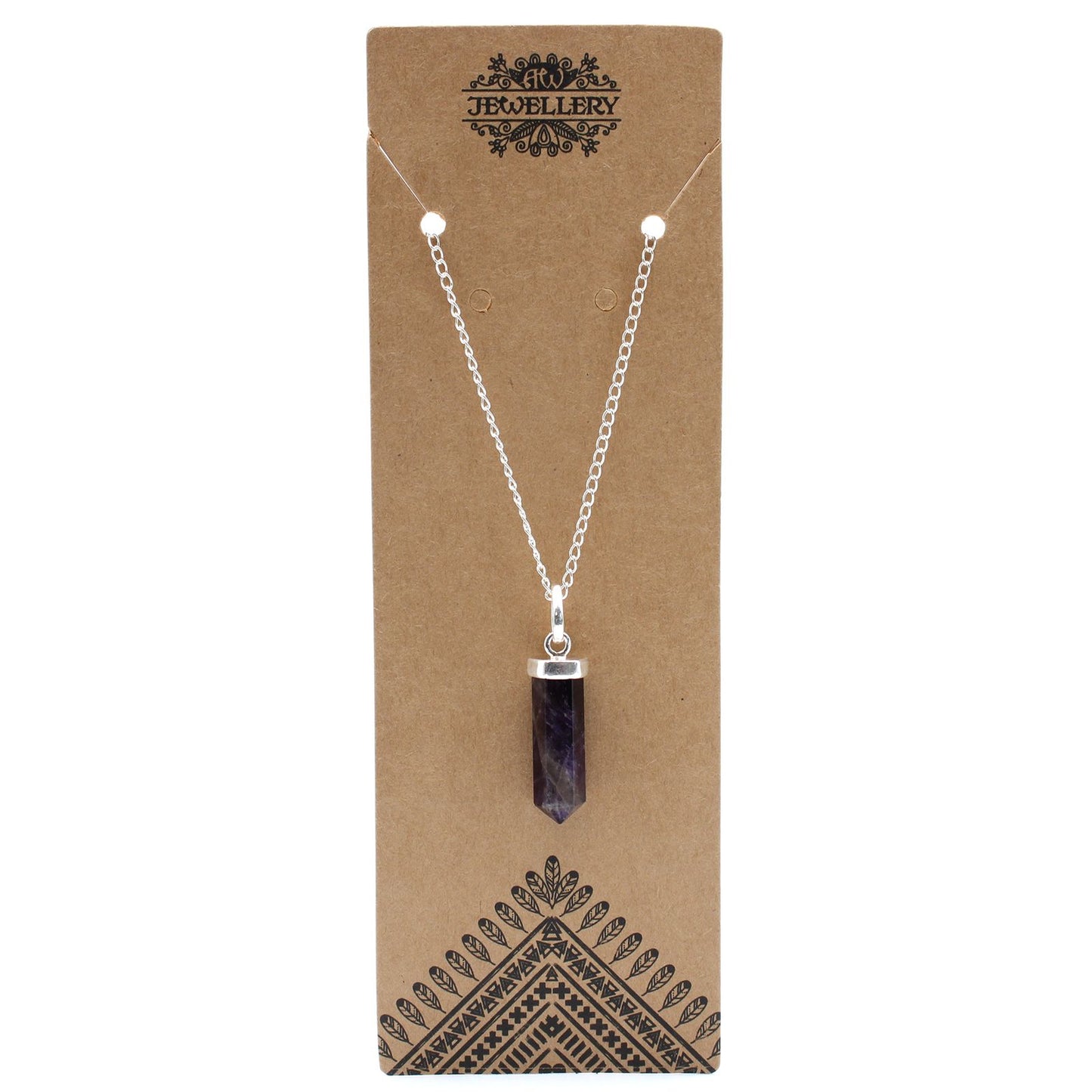 Pendentif Améthyste Pointe - Anti-Stress & Sommeil – photo 2