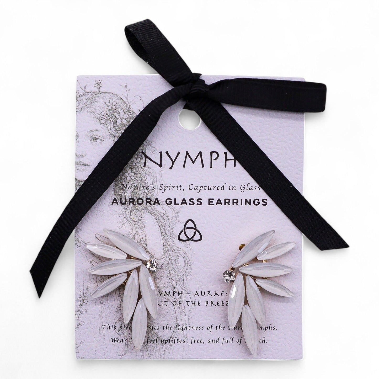 Boucles d'Oreilles Verre Vintage Fée - Élégance Éthérée – photo 2