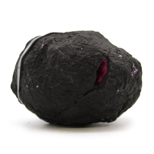 Géode Calcite Colorée Roche Noire — Rouge Foncé – photo 3