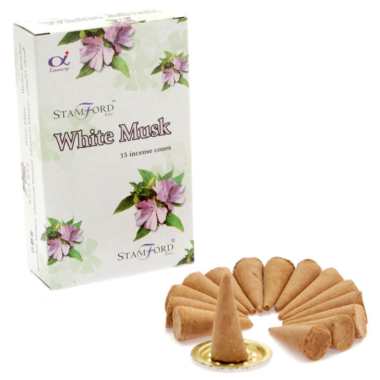 Encens Cônes Musc Blanc - Relaxation & Purification – photo 2