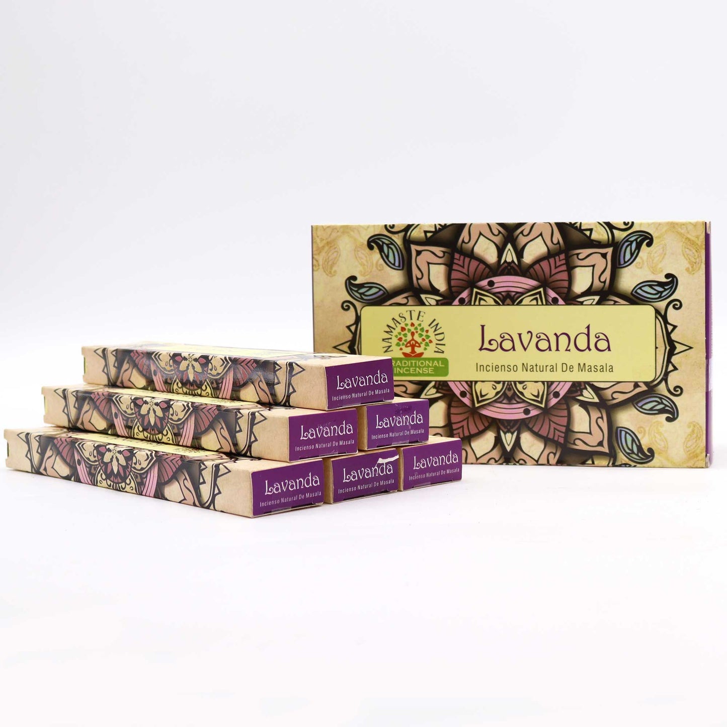 Encens Lavande Namaste Mandala - Masala Artisanal Inde – photo 6