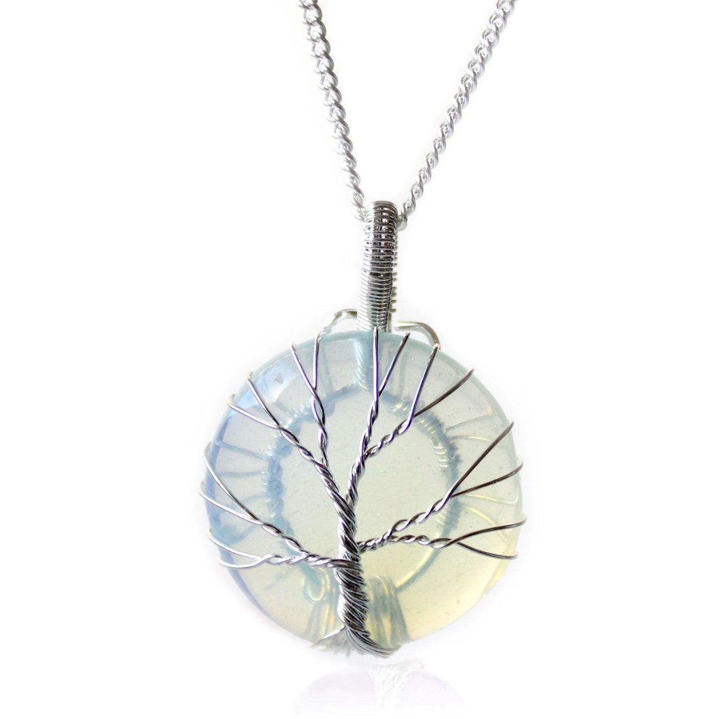 Tree of Life Gemstone Necklace - Opalite - photo 3