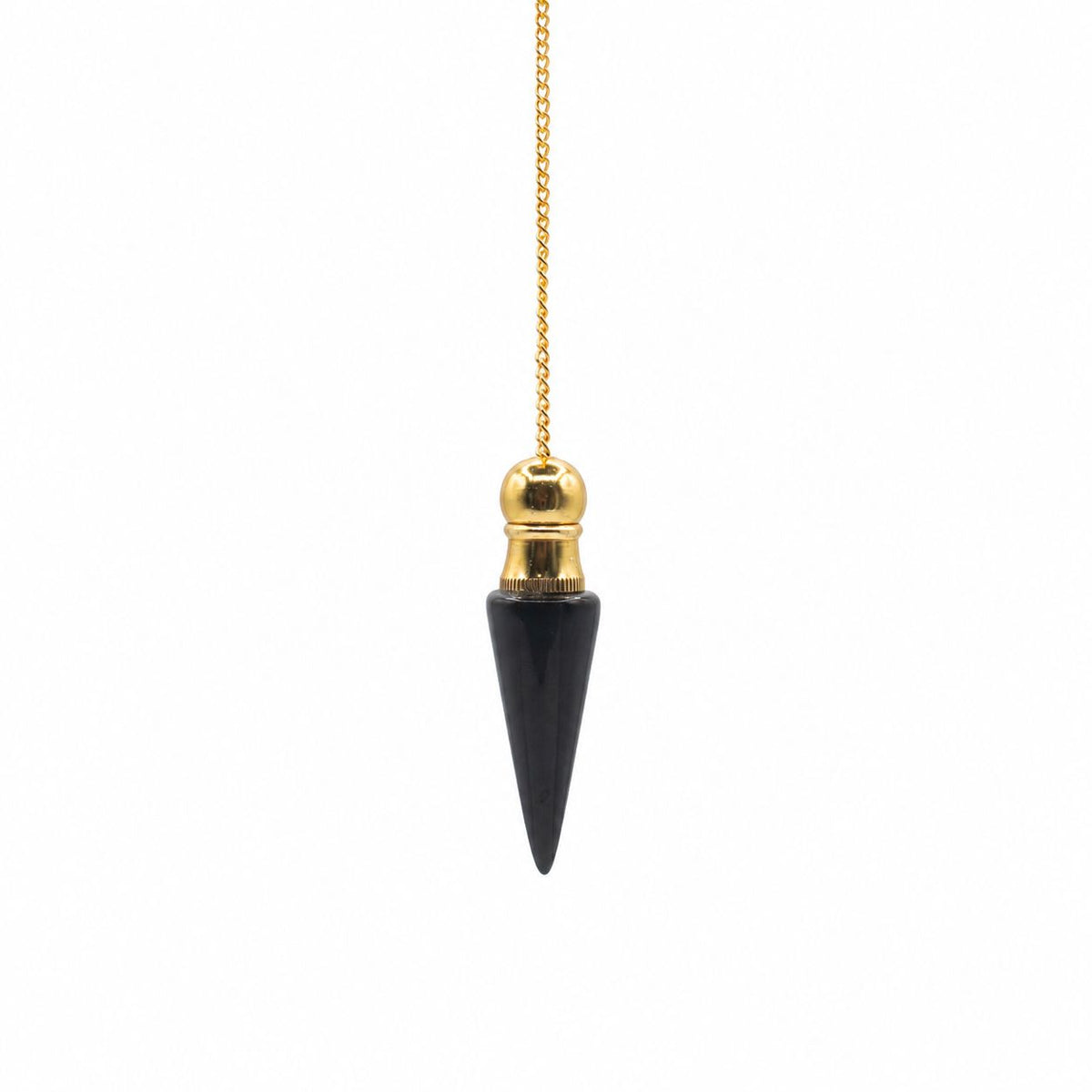 Pendule Agate noire à cavité secrète, doré