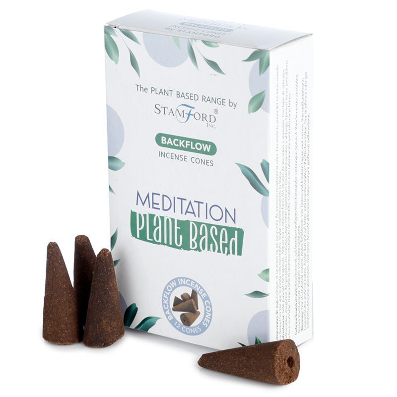 Cônes d'Encens Refoulants Méditation - Végétal 12pc