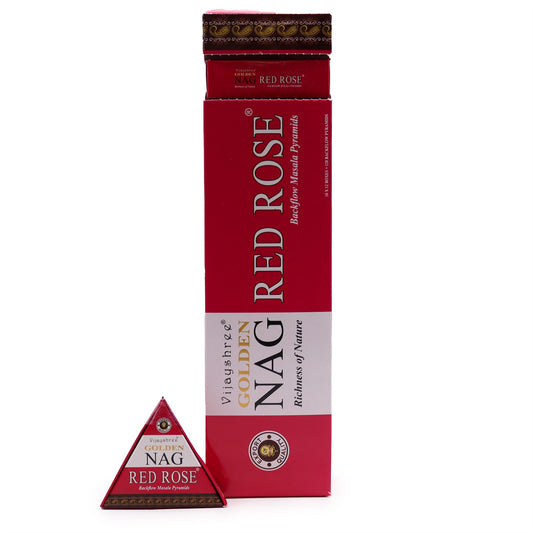 Cônes d'Encens Backflow Rose Rouge 42g - Fumée Cascade – photo 2