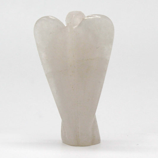 Ange en Quartz Cristal de Roche - Sculpté Main