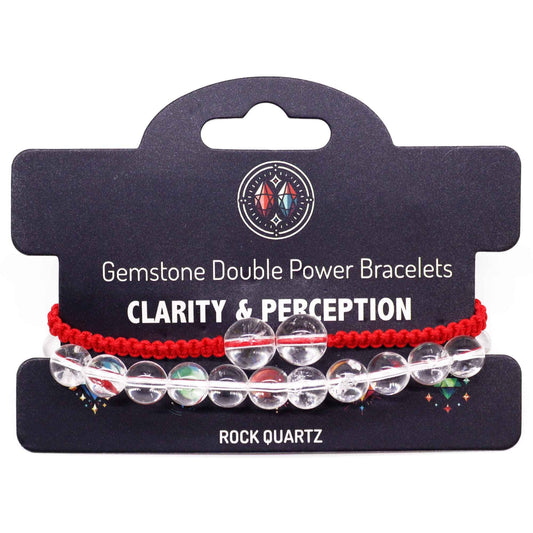 Bracelet double énergie - Cristal de Roche - photo 2