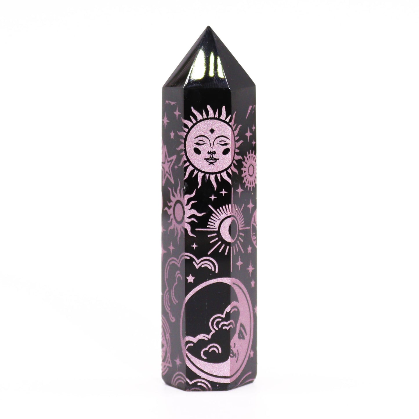 Pointe d'Obsidienne Noire - Mystic Story - rose pink