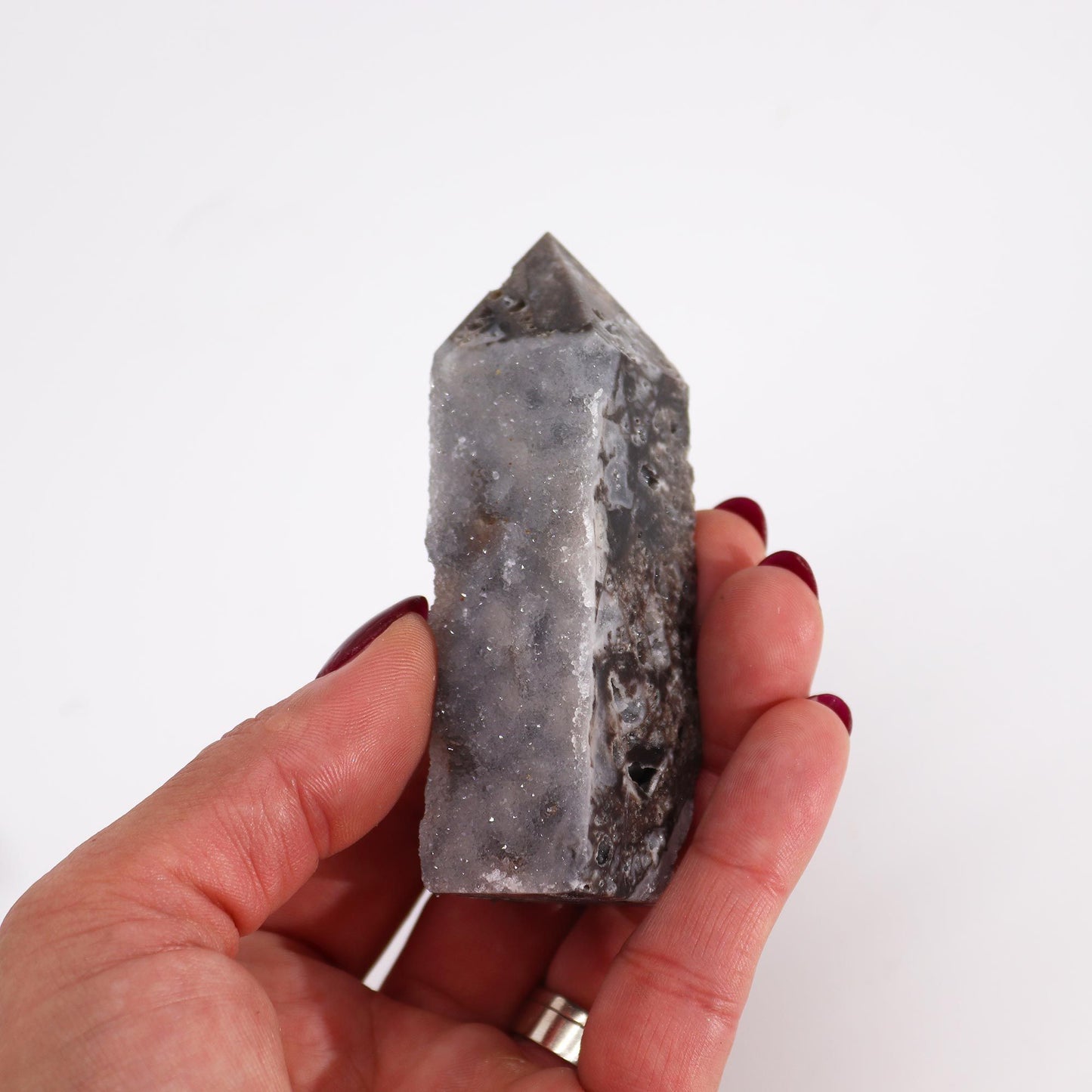 Tour polie en calcite (9-11 cm) - photo 2