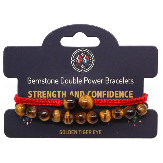 Bracelet double énergie - Œil de Tigre - photo 2