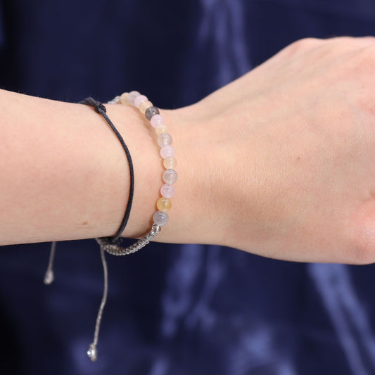 Bougie Gémeaux avec Bracelet — Citrine, Quartz Rose & Pierre de Lune - photo 2