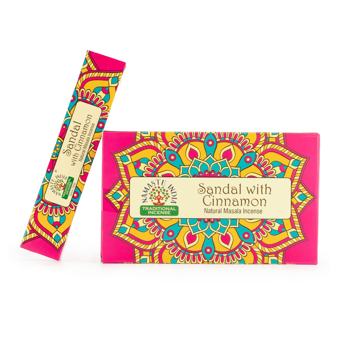 Encens Masala Santal Cannelle - Namaste Mandala 15 Bâtons – photo 3