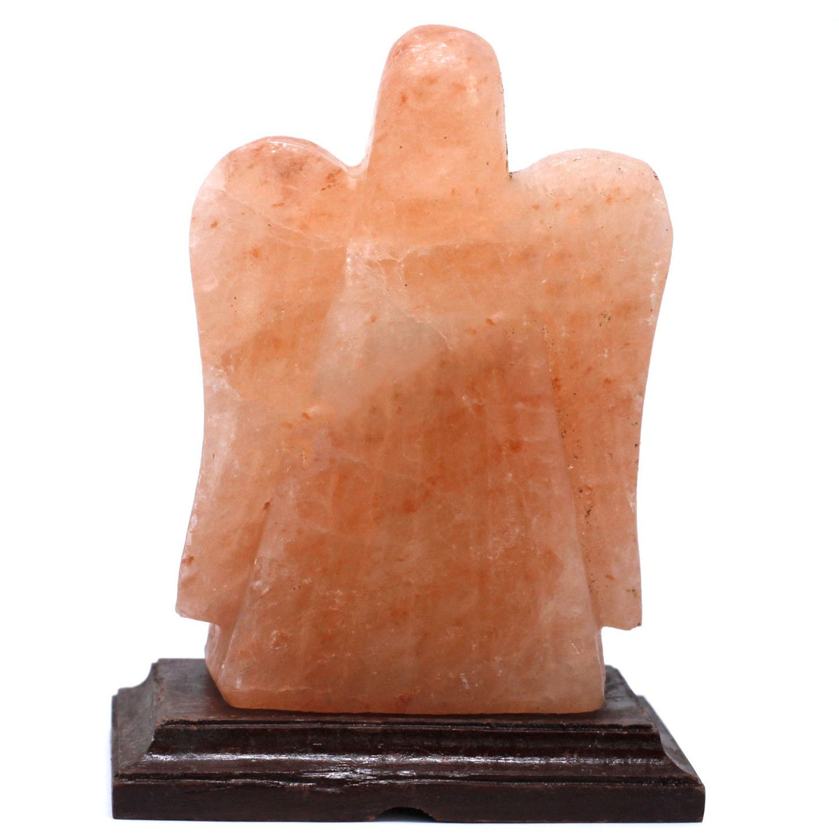 Lampe de sel de l'Himalaya sculptée Ange