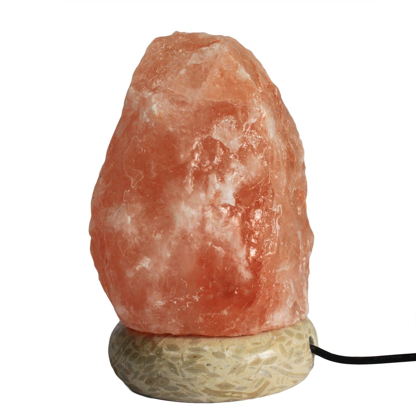 Lampe de sel de l'Himalaya USB 11,5 cm - lumière multicolore