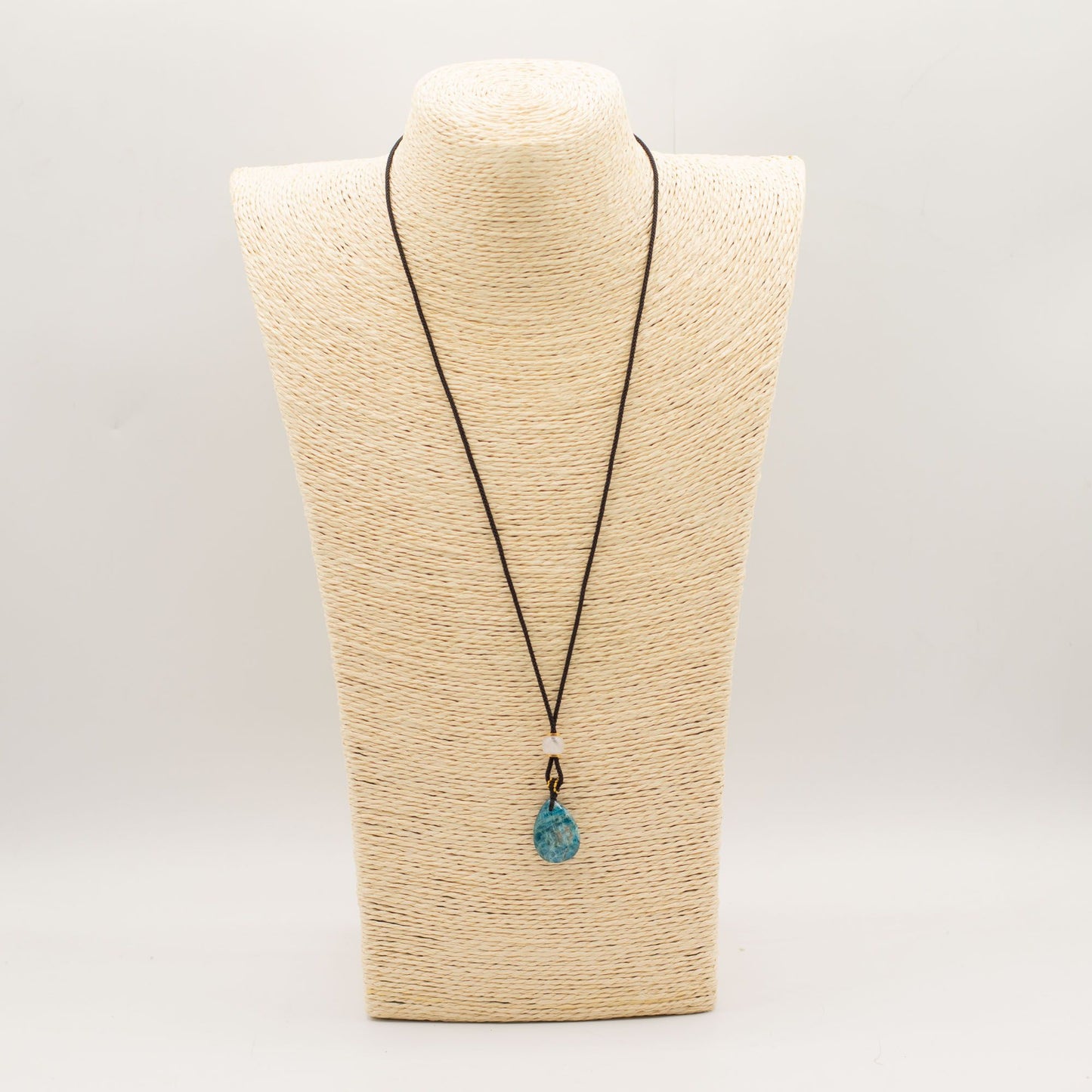 Pendentif sur cordon - Goutte - Howlite - photo 3