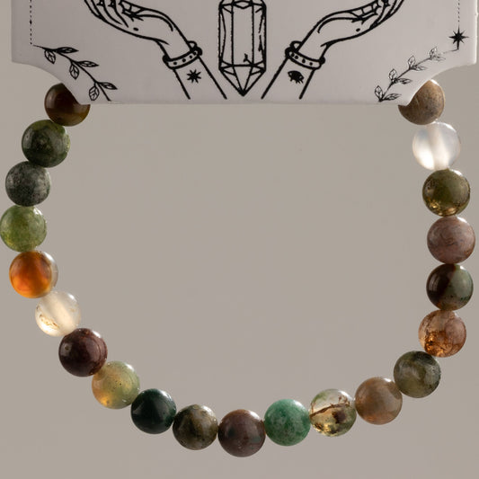 Bracelet Agate Mousse — Perles de 6 mm - photo 2