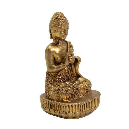 Statuette Bouddha en Laiton — Miniature — 4,8 cm - photo 2