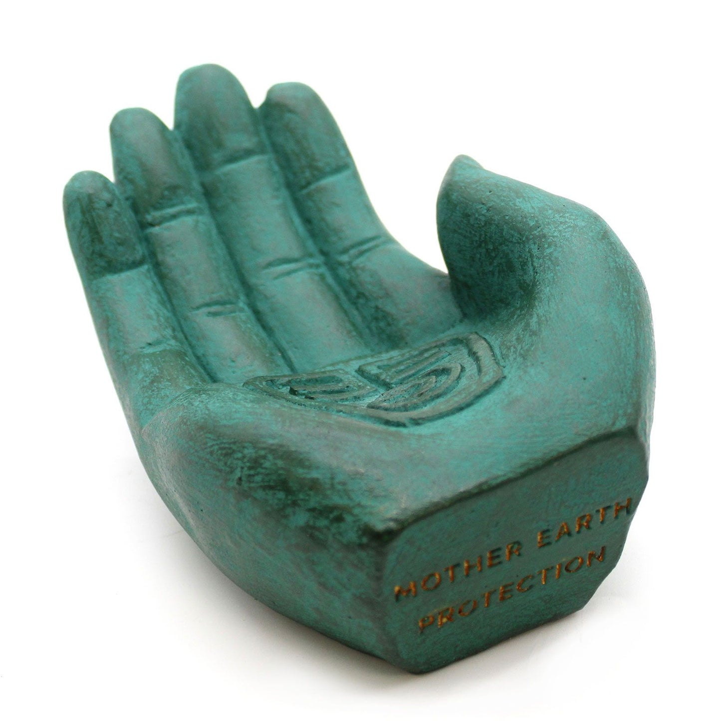 Brûleur d'Encens Main Earth Protect - Vert Éco