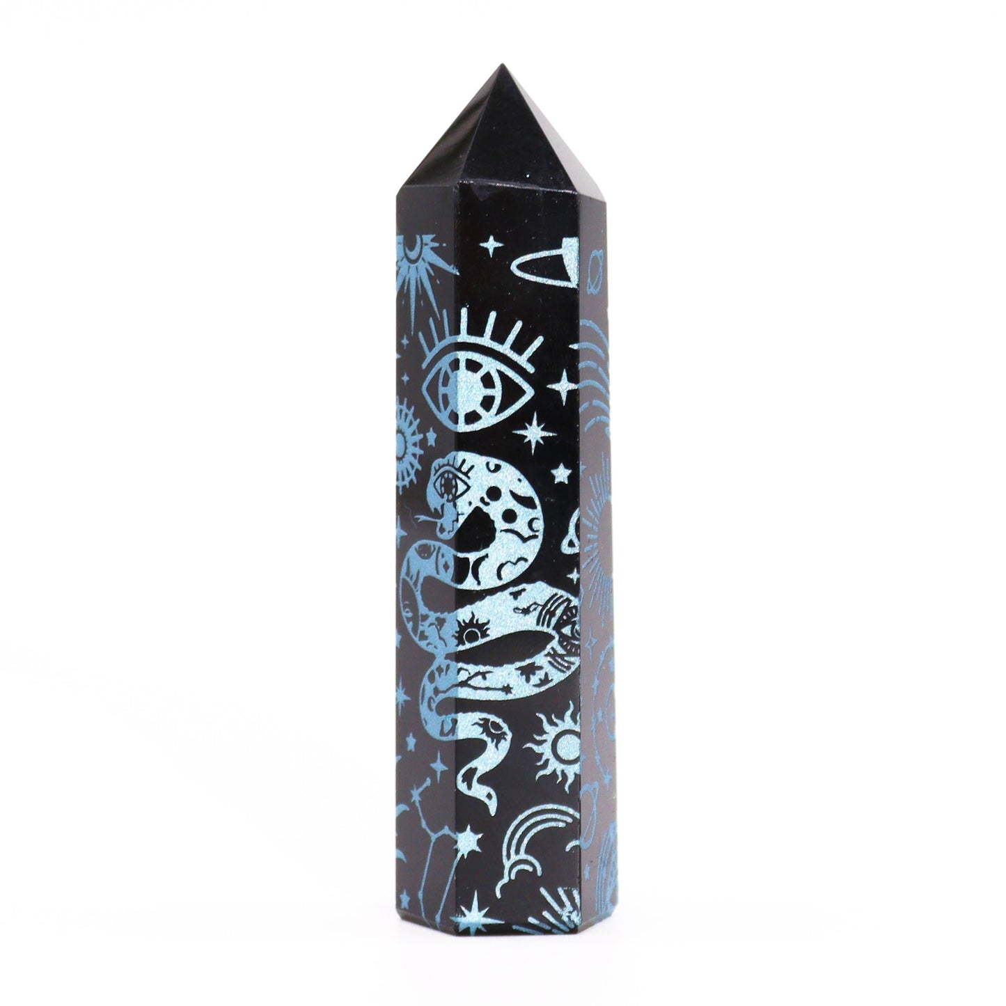 Pointe d'Obsidienne Noire - Mystic Story - sky blue - photo 5