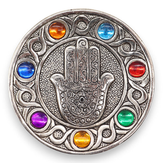 Porte-encens Hamsa 7 Chakras - Protection & Méditation – photo 4