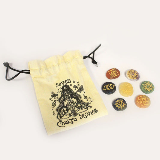 Set de pierres chakras (forme ronde) - photo 3