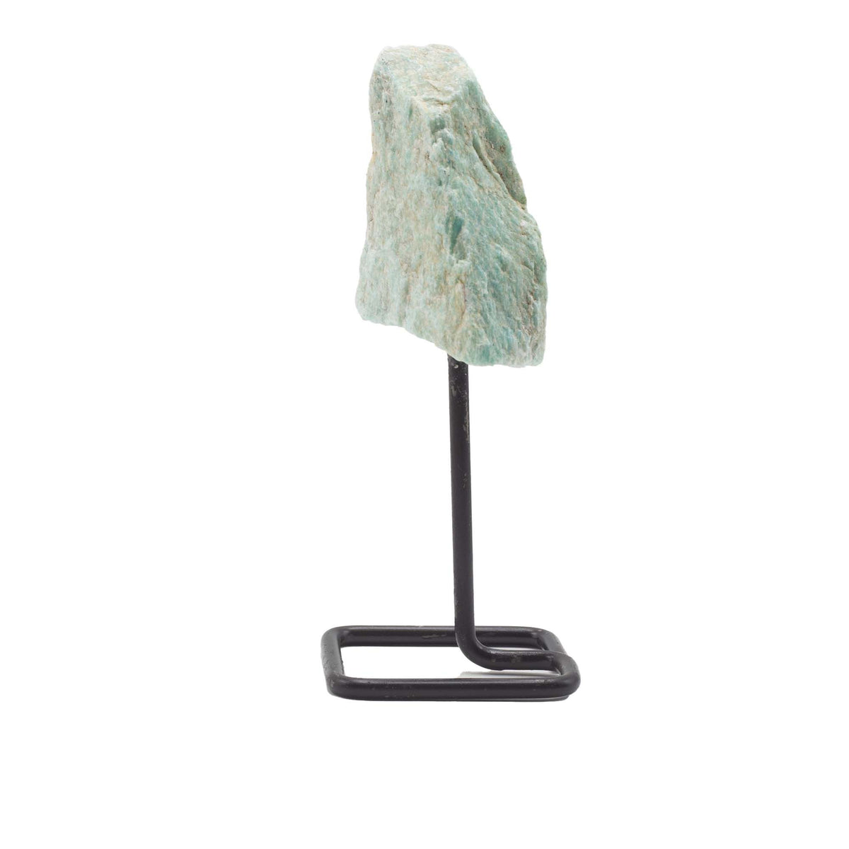 Spécimen Minéral sur Socle Métal — Amazonite
