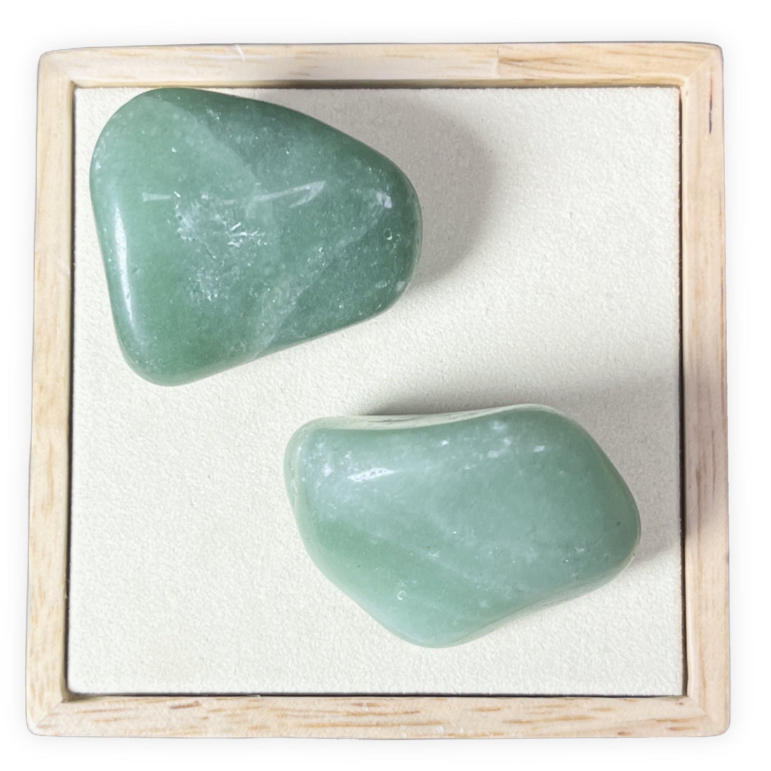 Pierre roulée aventurine verte — douceur apaisante pour les animaux