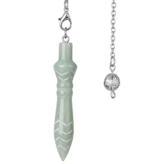 Pendule égyptien en aventurine verte — signes et synchronicités