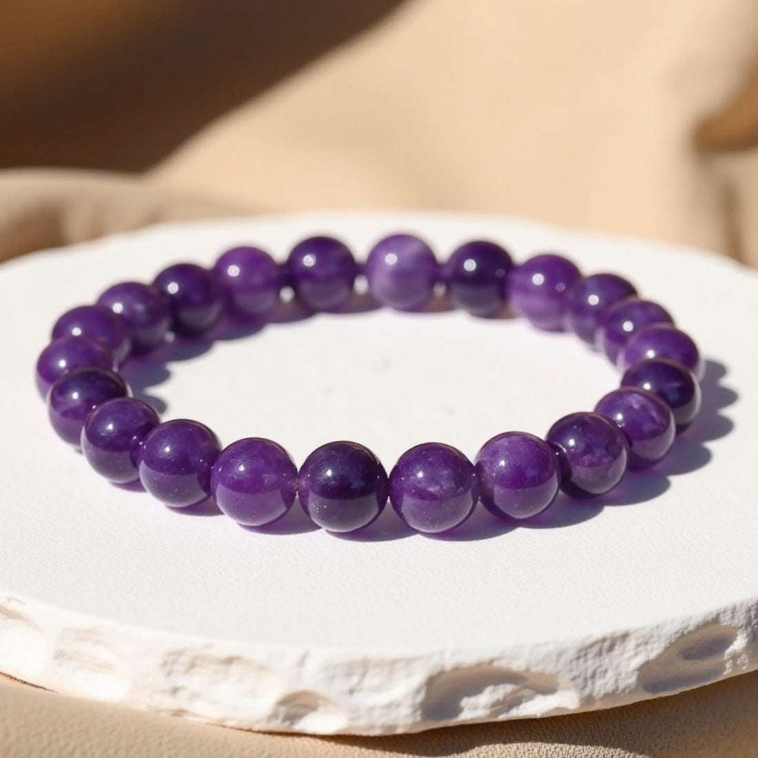 Bracelets en citrine et œil de tigre — pierres de confiance en soi