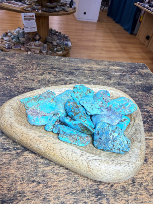Turquoise brute d'Arizona — pierre sacrée