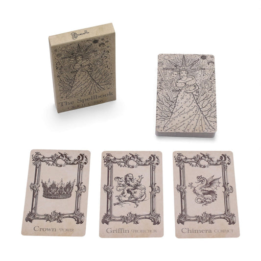 Oracle Spellbook - 40 Cartes Divinatoires Grimoire de Sorcière
