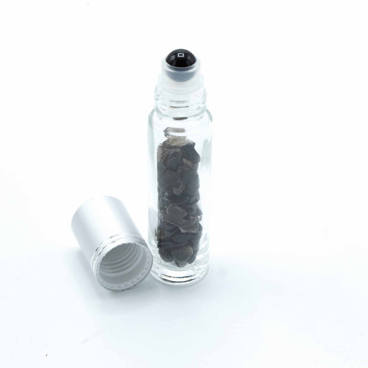 Roll-on huile essentielle avec bille en Tourmaline Noire