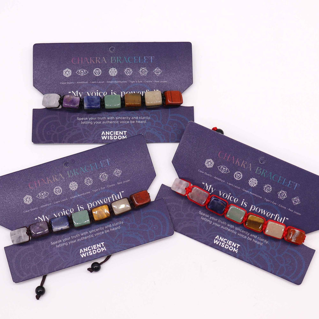 Bracelet 7 Chakras Pierres Naturelles - Équilibre & Clarté