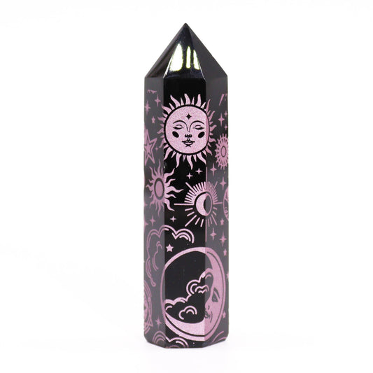 Pointe d'Obsidienne Noire - Mystic Story - Rose