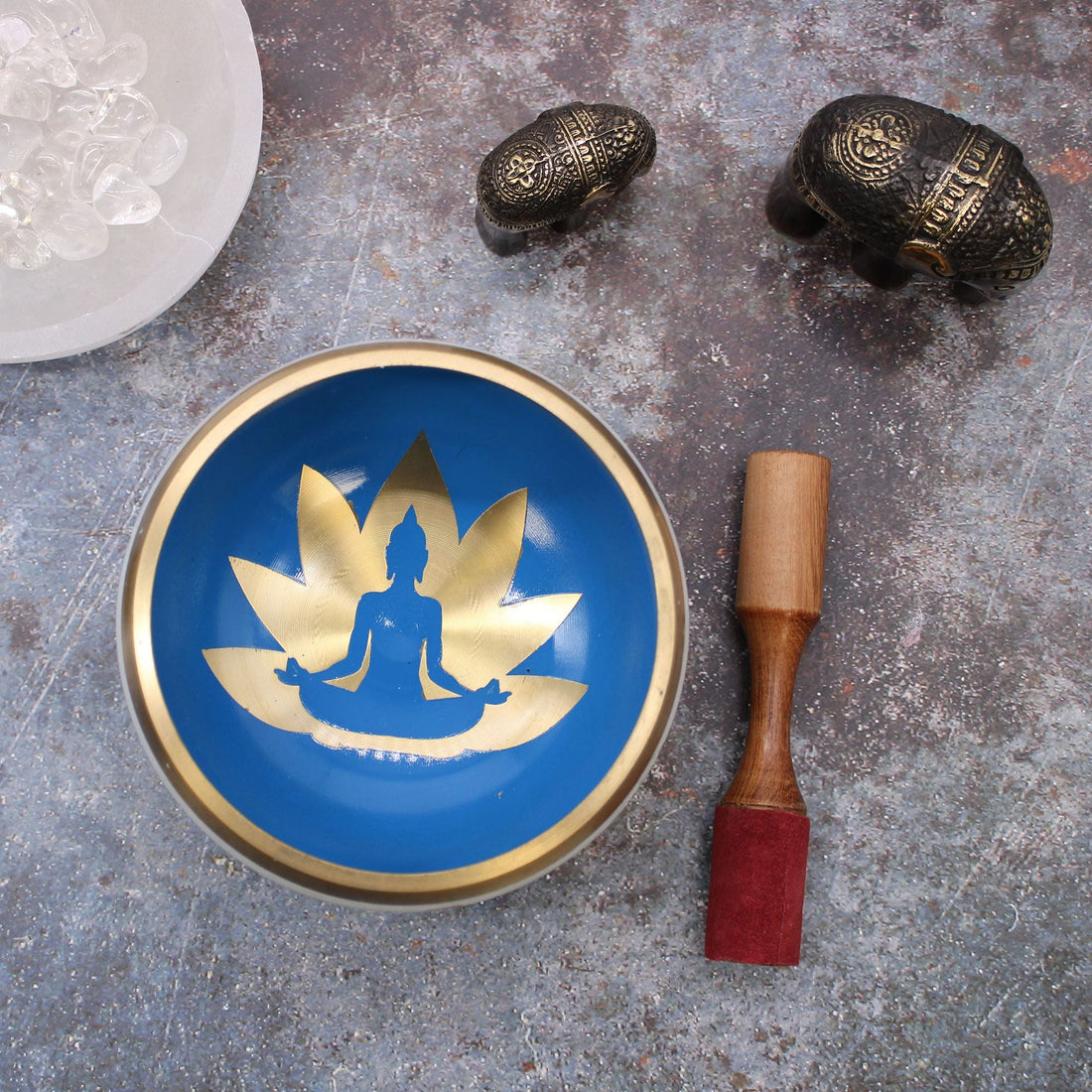 Bol tibétain de méditation — rituel énergétique du matin