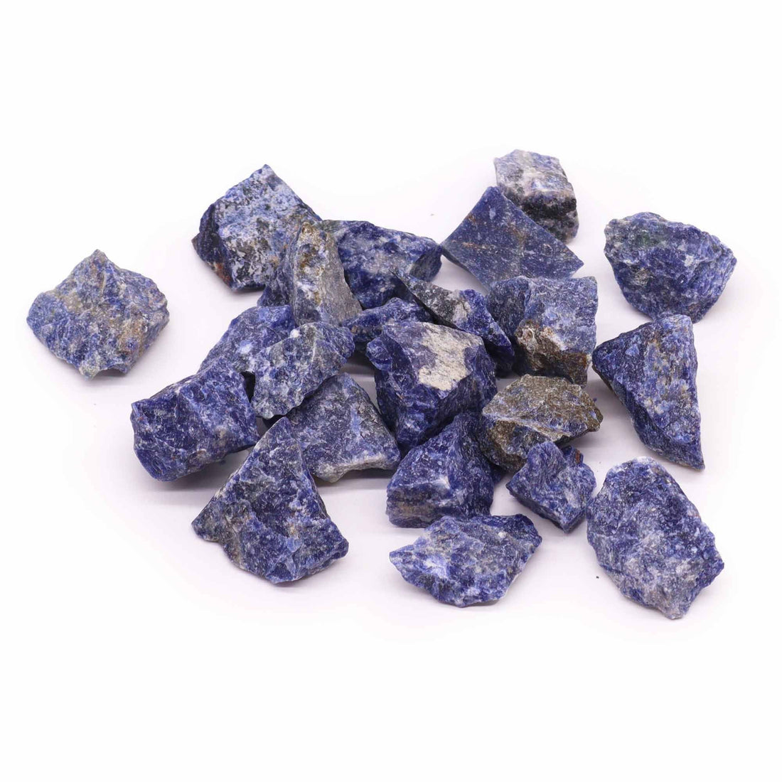 Sodalite brute — pierre de la communication et de la clarté