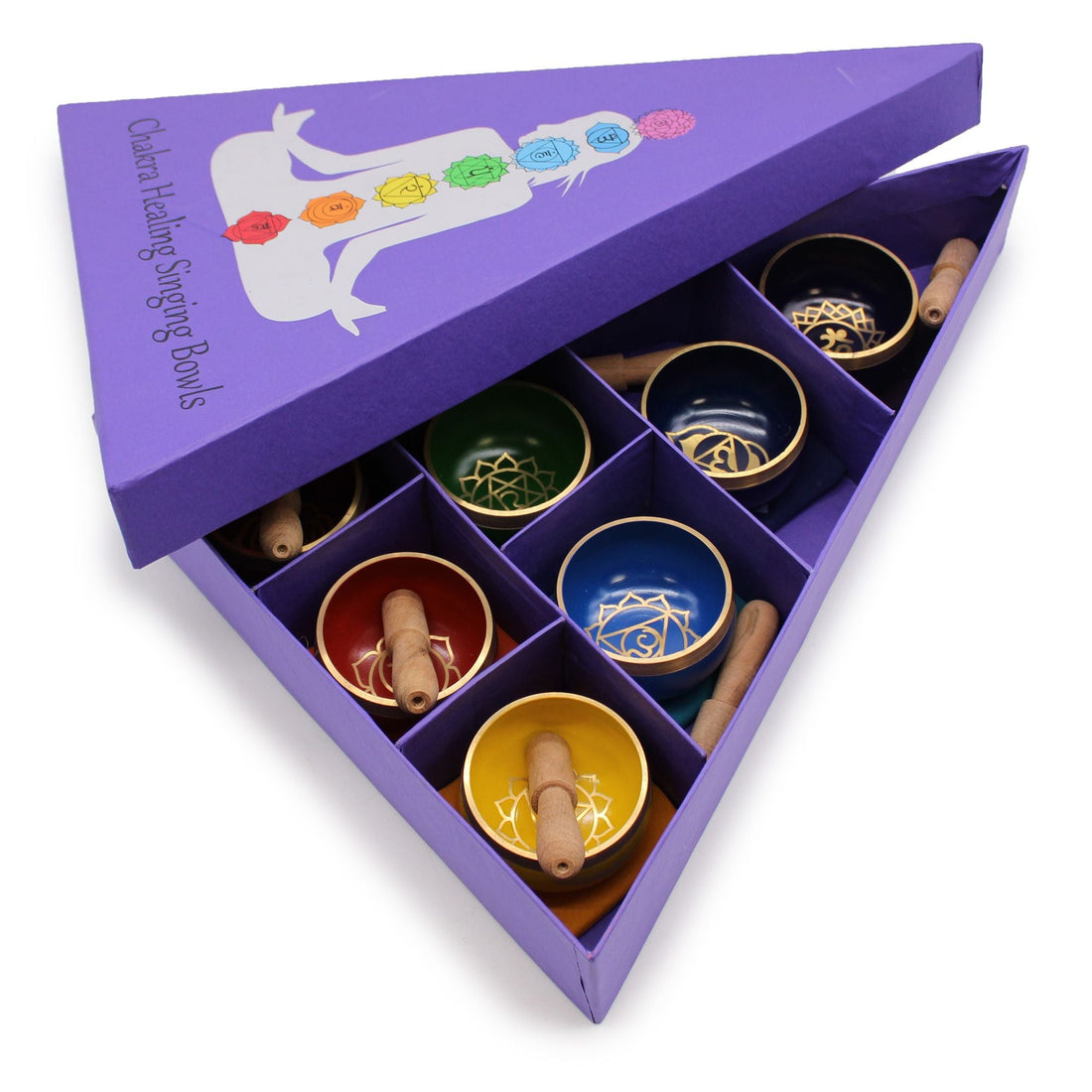 Bols Tibétains 7 Chakras - Coffret Méditation Complet