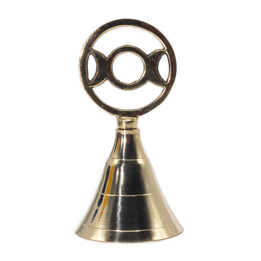 Cloche d'autel Triple Lune — symbole des phases lunaires